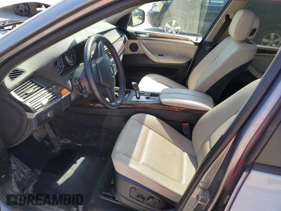 2012 BMW X5 35d with VIN 5UXZW0C58C0B88267, listed as a Copart auction lot 54160615 with Not provided miles and Salvage title. Bid and sale history available at DreamBid. Image 7.