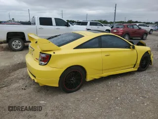 2004 Toyota Celica GTS with VIN JTDDY32T340070701, listed as a Copart auction lot 72808134 with 151,534 mi miles and Salvage Title. Bid and sale history available at carsss.com. Image 3.