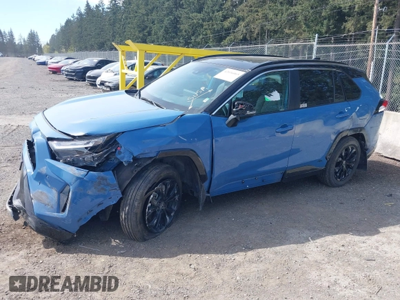 2024 Toyota RAV4 Hybrid XSE z VIN 2T3E6RFV9RW075770, wystawiony jako IAAI lot #42036065 z przebiegiem 33 099 mil mil oraz . Historia ofert i sprzedaży dostępna na DreamBid. Obrazek 2.