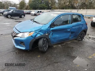 2023 Mitsubishi Mirage Black Edition z VIN ML32AWHJ3PH003298, wystawiony jako Copart lot #43074035 z przebiegiem 32 869 mil mil oraz Czysty tytuł • Clean title. Historia ofert i sprzedaży dostępna na DreamBid. Obrazek 1.