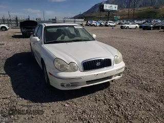 2002 Hyundai Sonata GLS with VIN KMHWF35H32A613876, listed as a Copart auction lot 81847494 with 119,892 mi miles and Salvage Title. Bid and sale history available at carsss.com. Image 10.