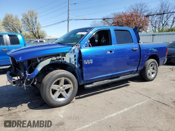 2014 Ram 1500 Express with VIN 1C6RR7KT9ES426107, listed as a Copart auction lot 51944515 with 105,634 mi miles and Salvage Title. Bid and sale history available at carsss.com. Image 1.