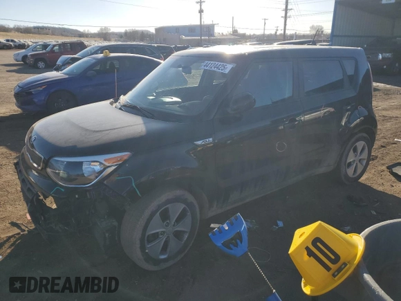 2016 Kia Soul with VIN KNDJN2A26G7358108, listed as a Copart auction lot 44124425 with 84,938 mi miles and Salvage Title. Bid and sale history available at carsss.com. Image 1.