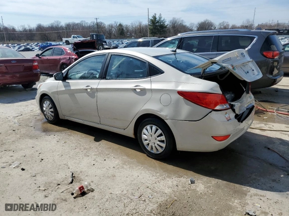 2015 Hyundai Accent GLS with VIN KMHCT4AE4FU934410, listed as a Copart auction lot 48546775 with 95,801 mi miles and Non Repairable. Bid and sale history available at carsss.com. Image 2.