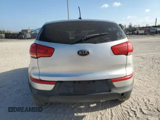 2014 Kia Sportage LX with VIN KNDPB3AC2E7640793, listed as a Copart auction lot 55208535 with 147,954 mi miles and Salvage Title. Bid and sale history available at carsss.com. Image 6.