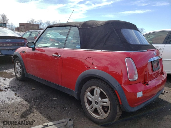 2006 MINI Cooper Convertible with VIN WMWRF33546TF63753, listed as a Copart auction lot 48614785 with NaN miles and Clean Title. Bid and sale history available at carsss.com. Image 2.