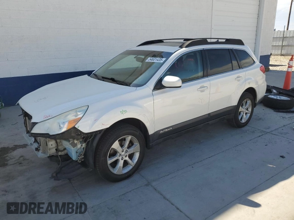 2014 Subaru Outback Limited with VIN 4S4BRBLC6E3230742, listed as a Copart auction lot 54631435 with 138,923 mi miles and Salvage Title. Bid and sale history available at DreamBid. Image 1.