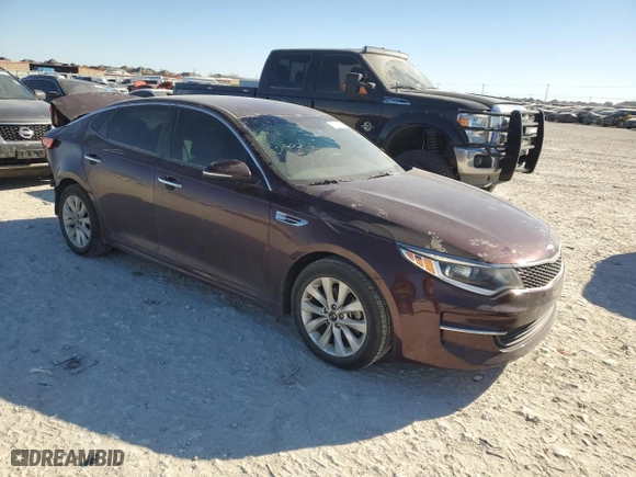 2018 Kia Optima LX with VIN 5XXGT4L32JG263013, listed as a Copart auction lot 42460255 with 122,182 mi miles and Salvage Title. Bid and sale history available at carsss.com. Image 4.