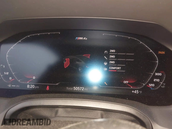 2021 BMW M4 Competition z VIN WBS33AZ03MCG59977, wystawiony jako IAAI lot #41012387 z przebiegiem 50 572 mil mil oraz . Historia ofert i sprzedaży dostępna na DreamBid. Obrazek 7.
