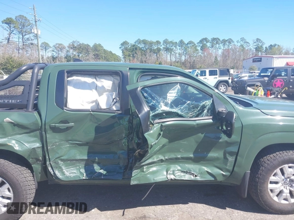 2022 Nissan Frontier SV with VIN 1N6ED1EJ2NN632457, listed as a IAAI auction lot 41694079 with 64,506 mi miles and . Bid and sale history available at DreamBid. Image 6.