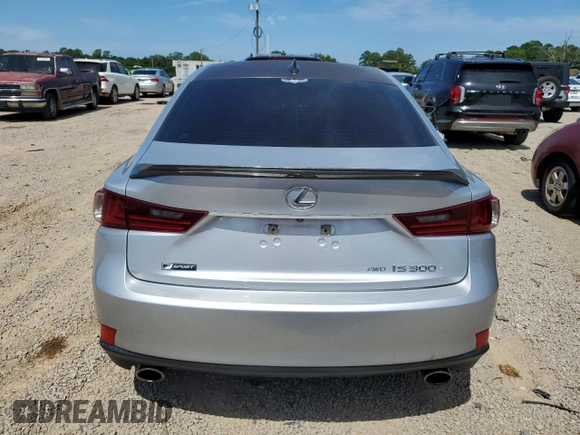 2016 Lexus IS 300/350 with VIN JTHCM1D20G5004211, listed as a Copart auction lot 64591185 with 51,202 mi miles and Salvage title. Bid and sale history available at DreamBid. Image 6.
