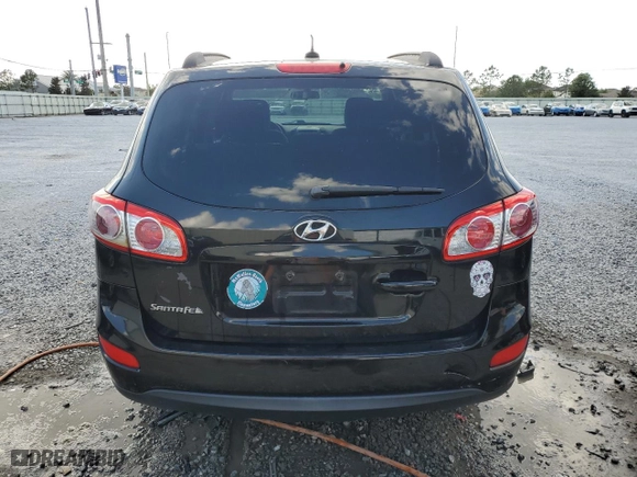 2012 Hyundai Santa Fe GLS with VIN 5XYZG3AB4CG136148, listed as a Copart auction lot 50609115 with 109,235 mi miles and Salvage Title. Bid and sale history available at carsss.com. Image 6.