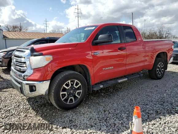 2016 Toyota Tundra 4WD Truck SR with VIN 5TFUW5F10GX524344, listed as a Copart auction lot 46623305 with 182,901 mi miles and Salvage Title. Bid and sale history available at carsss.com. Image 1.