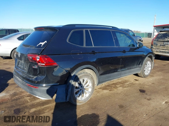 2018 Volkswagen Tiguan S with VIN 3VV0B7AX9JM209722, listed as a IAAI auction lot 41610749 with 44,593 mi miles and . Bid and sale history available at DreamBid. Image 4.