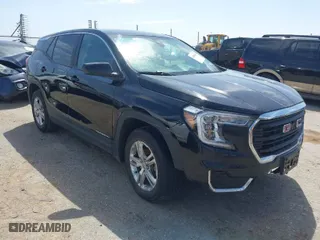 2022 GMC Terrain SLE with VIN 3GKALTEV5NL173612, listed as a IAAI auction lot 41856301 with 182,594 mi miles. Bid and sale history available at carsss.com. Image 1.
