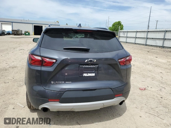 2022 Chevrolet Blazer LT с VIN 3GNKBHR43NS169511, выставлен на аукционе Copart как лот 56601915 с пробегом Не указан миль и На запчасти • Non repairable. История ставок и продаж доступна на DreamBid. Изображение 6.