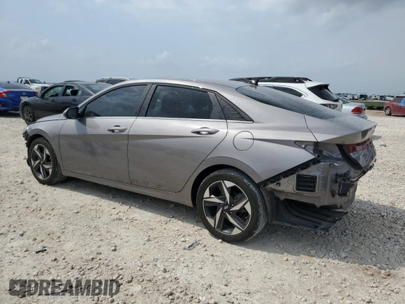 2023 Hyundai Elantra Limited z VIN KMHLP4AG0PU532360, wystawiony jako Copart lot #51817115 z przebiegiem 18 200 mil mil oraz Szkoda całkowita • Salvage title. Historia ofert i sprzedaży dostępna na DreamBid. Obrazek 2.