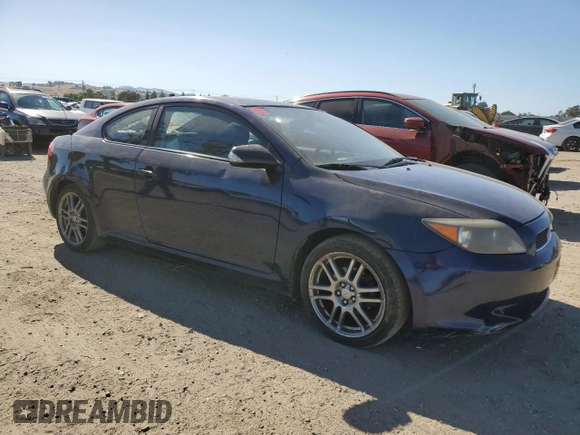 2007 Scion tC Spec with VIN JTKDE177770197361, listed as a Copart auction lot 58357585 with 224,667 mi miles and Salvage title. Bid and sale history available at DreamBid. Image 4.