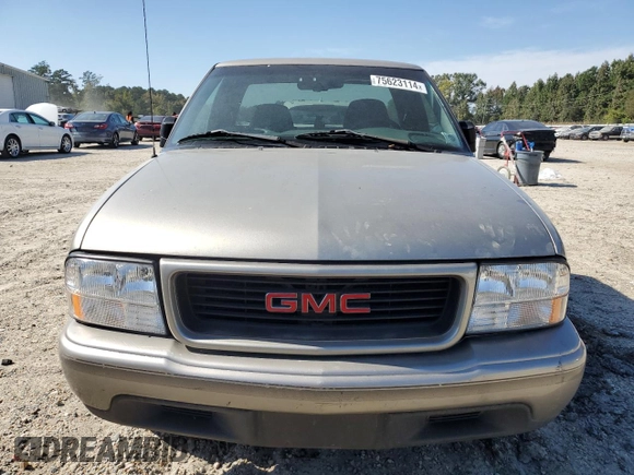 1999 GMC Sonoma SLS with VIN 1GTCS19X1X8509345, listed as a Copart auction lot 75623114 with 131,115 mi miles and Clean Title. Bid and sale history available at carsss.com. Image 5.