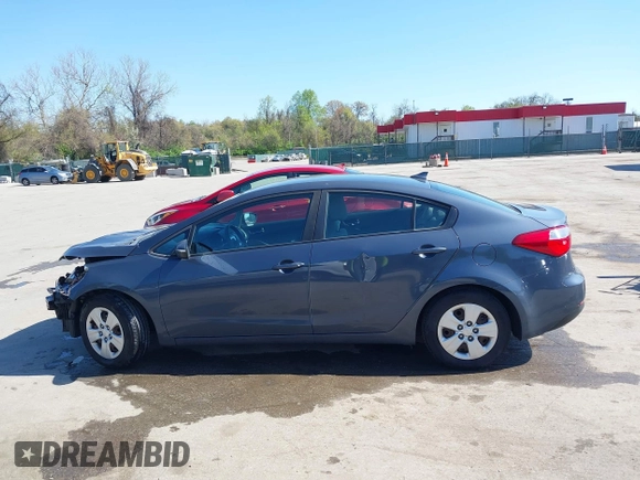 2016 Kia Forte LX with VIN KNAFX4A60G5593661, listed as a IAAI auction lot 42058287 with 183,040 mi miles. Bid and sale history available at carsss.com. Image 14.
