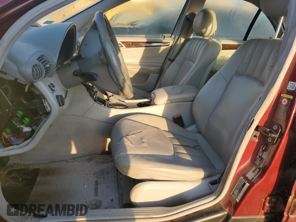 2005 Mercedes-Benz C 240 with VIN WDBRF81J65F650076, listed as a Copart auction lot 78183054 with Not Provided miles and Salvage Title. Bid and sale history available at DreamBid. Image 7.