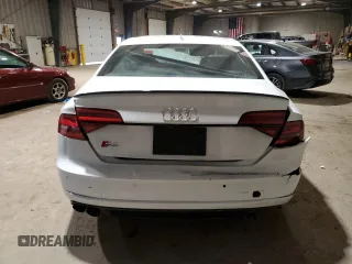 2018 Audi S8 Plus with VIN WUAJ5AFDXJN900028, listed as a Copart auction lot 46777565 with 0 mi miles and Salvage Title. Bid and sale history available at carsss.com. Image 6.