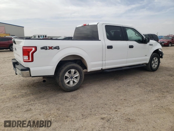 2017 Ford F-150 XL with VIN 1FTFW1EG2HFA89227, listed as a Copart auction lot 50553105 with 135,197 mi miles and Salvage Title. Bid and sale history available at carsss.com. Image 3.