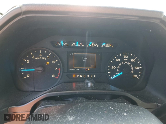 2016 Ford F-150 XLT with VIN 1FTEW1C85GKE17057, listed as a Copart auction lot 55688715 with 94,637 mi miles and Salvage title. Bid and sale history available at DreamBid. Image 9.