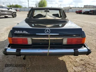 1982 Mercedes-Benz 380 with VIN WDBBA45A0CB015197, listed as a Copart auction lot 77005124 with 96,588 mi miles and Clean Title. Bid and sale history available at carsss.com. Image 6.