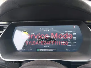 2015 Tesla Model S 85D with VIN 5YJSA1E24FF111120, listed as a IAAI auction lot 41471698 with 58,126 mi miles. Bid and sale history available at carsss.com. Image 18.