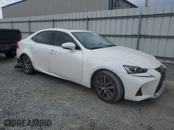 2020 Lexus IS with VIN JTHDA1D27L5107455, listed as a Copart auction lot 46362135 with 35,979 mi miles and Salvage Title. Bid and sale history available at carsss.com. Image 4.