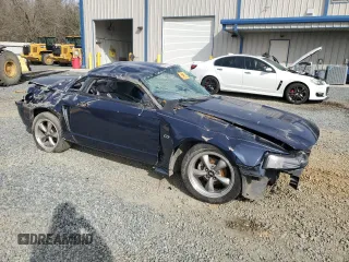 2003 Ford Mustang GT Deluxe with VIN 1FAFP42X23F321777, listed as a Copart auction lot 45707565 with 0 mi miles and Salvage Title. Bid and sale history available at carsss.com. Image 4.