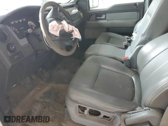 2013 Ford F-150 XL with VIN 1FTNF1CF3DKF27342, listed as a Copart auction lot 55124045 with 149,037 mi miles and Salvage title. Bid and sale history available at DreamBid. Image 7.