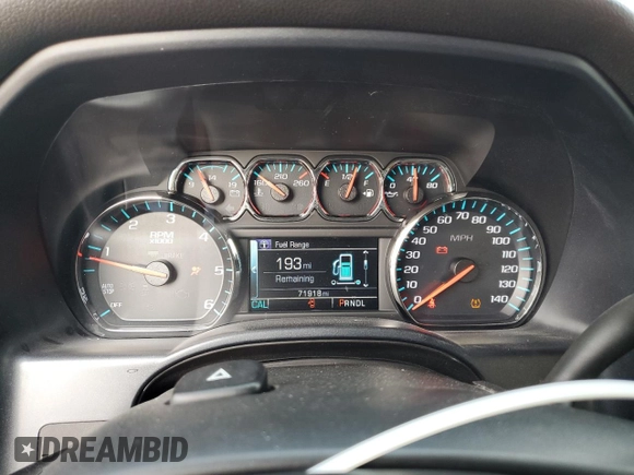 2018 GMC Sierra 1500 SLT with VIN 3GTU1NER7JG204066, listed as a Copart auction lot 59177625 with 71,918 mi miles and Salvage title. Bid and sale history available at DreamBid. Image 9.