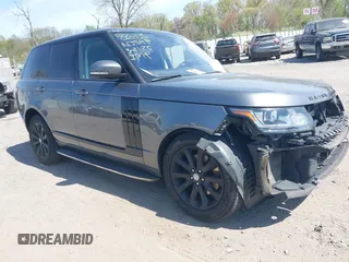 2015 Land Rover Range Rover HSE z VIN SALGS2VF7FA231099, wystawiony jako IAAI lot #42103387 z przebiegiem 85 620 mil mil oraz . Historia ofert i sprzedaży dostępna na DreamBid. Obrazek 1.