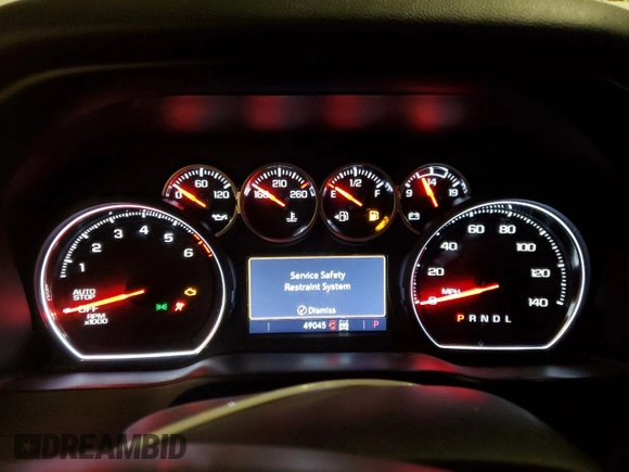 2021 Chevrolet Silverado 1500 RST with VIN 3GCUYEED0MG183503, listed as a Copart auction lot 82758634 with 49,045 mi miles and Clean Title. Bid and sale history available at carsss.com. Image 9.