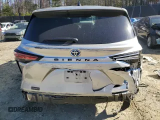 2021 Toyota Sienna LE with VIN 5TDKRKEC3MS034885, listed as a Copart auction lot 49677145 with 166,026 mi miles and Salvage Title. Bid and sale history available at carsss.com. Image 6.