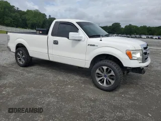2014 Ford F-150 XL with VIN 1FTNF1CF9EKD47459, listed as a Copart auction lot 58755855 with 191,756 mi miles and Salvage title. Bid and sale history available at DreamBid. Image 4.