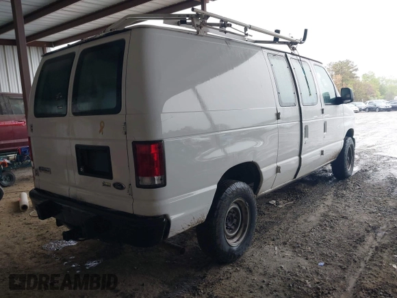 2009 Ford Econoline Cargo with VIN 1FTNE24W99DA34042, listed as a IAAI auction lot 41964410 with 284,031 mi miles and . Bid and sale history available at DreamBid. Image 4.