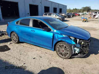 2023 Kia Forte GT with VIN 3KPF44AC1PE637916, listed as a Copart auction lot 48025595 with 30,213 mi miles and Salvage Title. Bid and sale history available at carsss.com. Image 4.