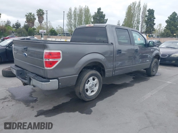 2011 Ford F-150 XLT with VIN 1FTFW1CT8BKD21411, listed as a IAAI auction lot 42077959 with 152,665 mi miles. Bid and sale history available at carsss.com. Image 4.