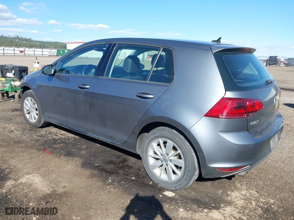 2015 Volkswagen Golf TSI SEL with VIN 3VW217AU1FM095204, listed as a IAAI auction lot 41970297 with 96,338 mi miles. Bid and sale history available at carsss.com. Image 3.