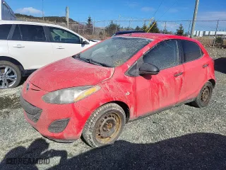 2012 Mazda Mazda2 Sport with VIN JM1DE1KY3C0143640, listed as a Copart auction lot 49653425 with 162,674 mi miles and Salvage Title. Bid and sale history available at carsss.com. Image 1.