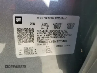 2021 GMC Acadia Denali with VIN 1GKKNPLS6MZ205103, listed as a Copart auction lot 42973675 with 39,506 mi miles and Salvage Title. Bid and sale history available at carsss.com. Image 13.