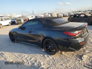 2024 BMW 4 Series M440i with VIN WBA53AT05RCP27562, listed as a Copart auction lot 77213334 with Not Provided miles and Salvage Title. Bid and sale history available at carsss.com. Image 2.