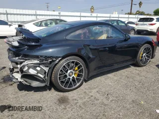 2019 Porsche 911 Turbo with VIN WP0AD2A98KS140712, listed as a Copart auction lot 70003393 with 54,904 mi miles. Bid and sale history available at carsss.com. Image 3.