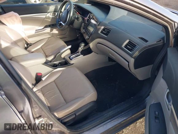 2015 Honda Civic EX-L with VIN 19XFB2F92FE233500, listed as a IAAI auction lot 41136069 with 115,484 mi miles and . Bid and sale history available at DreamBid. Image 5.
