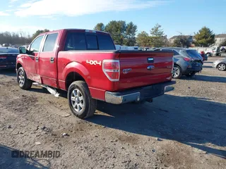 2013 Ford F-150 XL with VIN 1FTFW1EF3DFB33589, listed as a IAAI auction lot 41310843 with 91,800 mi miles. Bid and sale history available at carsss.com. Image 3.