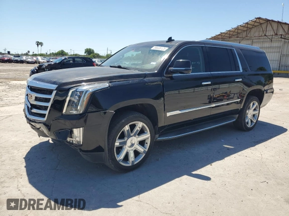 2015 Cadillac Escalade ESV Luxury with VIN 1GYS3SKJ6FR576157, listed as a Copart auction lot 56508125 with 141,133 mi miles and Clean title. Bid and sale history available at DreamBid. Image 1.