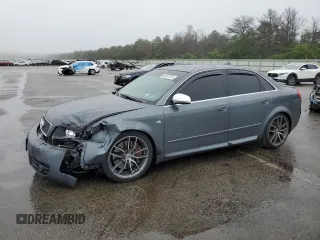 2004 Audi S4 z VIN WAUPL58EX4A106889, wystawiony jako Copart lot #60057235 z przebiegiem 164 730 mil mil oraz Szkoda całkowita • Salvage title. Historia ofert i sprzedaży dostępna na DreamBid. Obrazek 1.